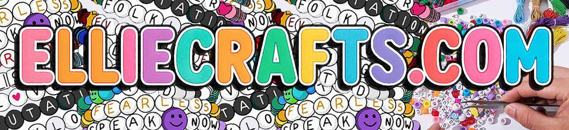 Colorful beads and bracelets - EllieCrafts